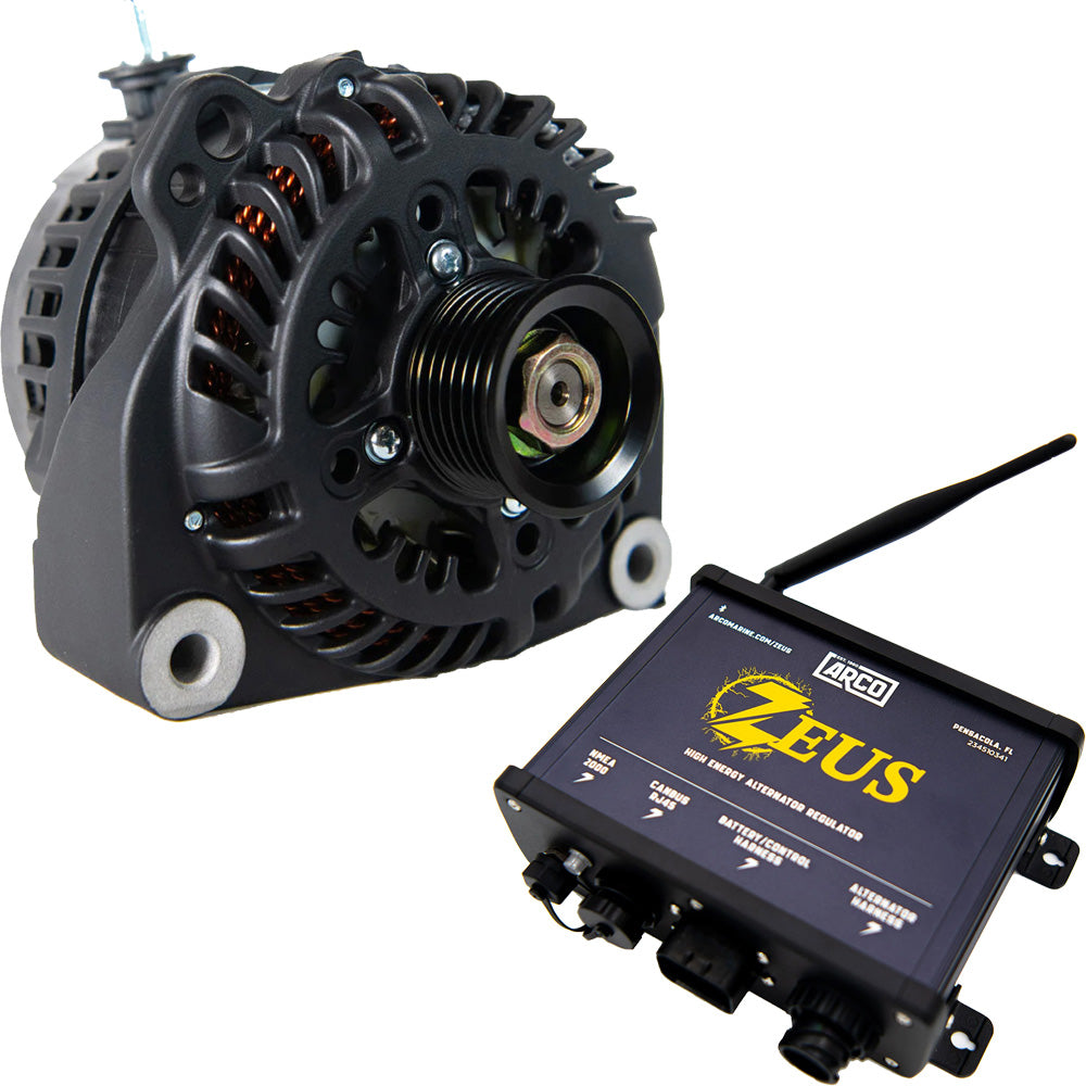 ARCO Zeus A225S Vortec Alternator wTerminal Block  Zeus HighEnergy Alternator Regulator 4017AZ1000