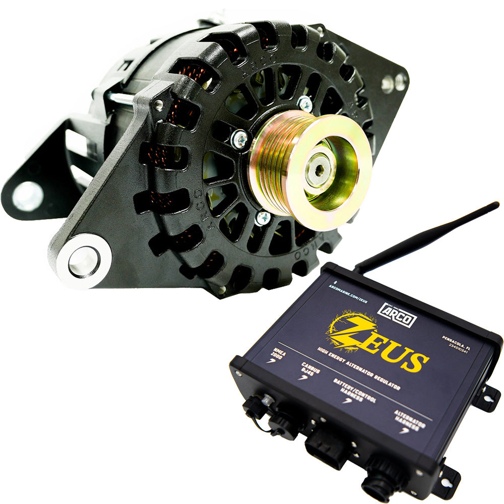 ARCO Zeus 24V 7kW J180 4 Alternator wIsolated Ground  Zeus HighEnergy Alternator Regulator 4503AZ1000