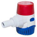 Rule 27DA, Standard Bilge Pump Non-Auto, Submersible, 1100GPH, 12V | Marine Bilge Pump for Boats with Thermal Cut-Off, Check Valve, Low Amperage, 3/4" Threaded Ports, Ideal Boat Accessories