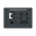 Blue Sea 8029 AC Main 1 Position Breaker Panel  White Switches 8029