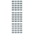 Blue Sea 8217 Grey Small Format Label Kit  60 Labels 8217