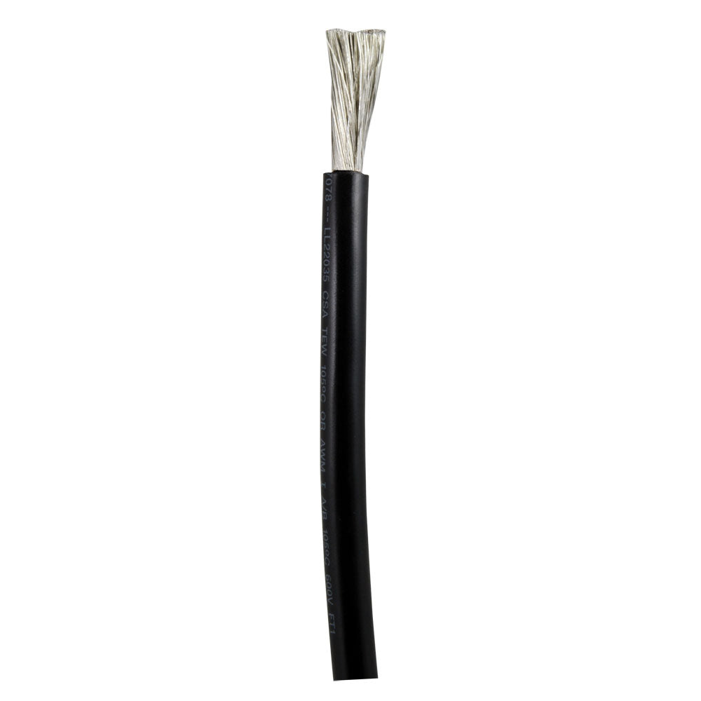 Ancor Black 8 AWG Battery Cable  Sold By The Foot 1110FT