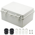 9"x7"x4" Junction Box, Waterproof w/Hinge Door (Grey)