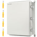 20"x16"x8" Junction Box, Waterproof w/ Hinged Door (Grey)