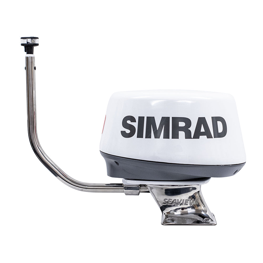 Seaview 5 Stainless Steel Power Mount  7 x 7 Base  fGarminRaymarine 3G4G Radar PMA57LSS