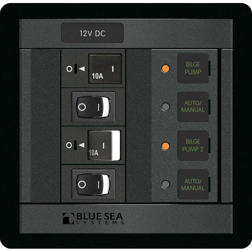 Blue Sea 1522 360 Panel Dual Bilge Pump Control 1522