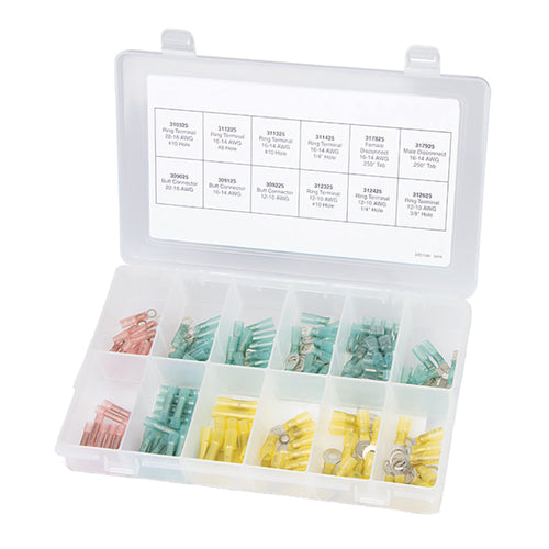 Ancor 160Piece Heat Shrink Terminals  Connectors Kit 320101