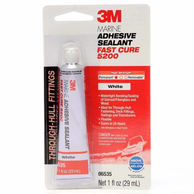 Marine Adhesive Sealant Fast Cure 5200 (White) 3M