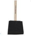 Economy Foam Brush w/Wood Handle