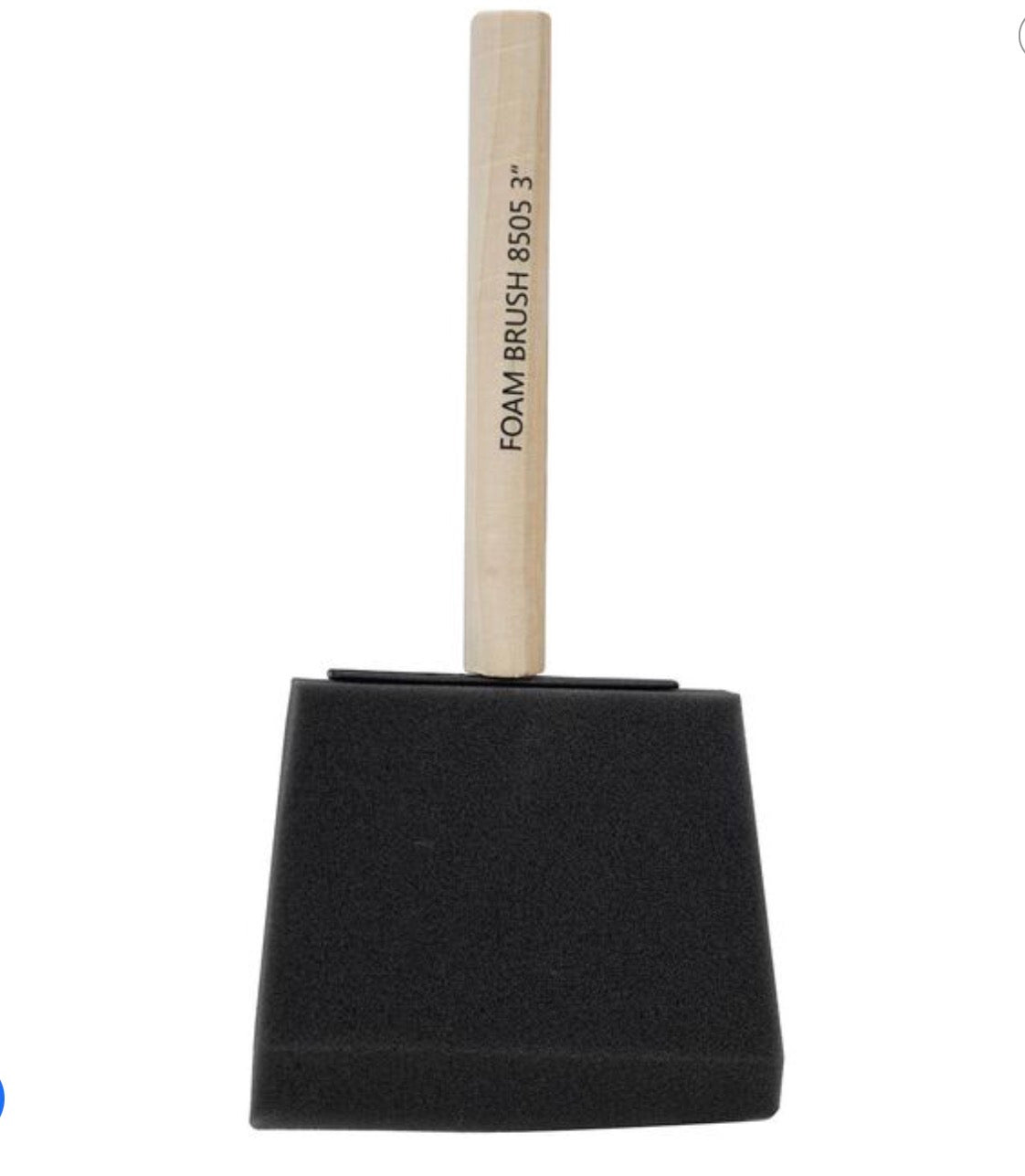 Economy Foam Brush w/Wood Handle