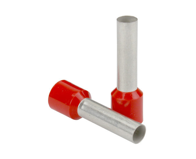 Wire Terminal End; Wire Ferrule; 16 AWG Wire; Tinned Copper Connector/ Heat Shrink Insulation