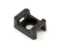Wire Tie Mounting Base; #10 Screw Mount; Black; Nylon