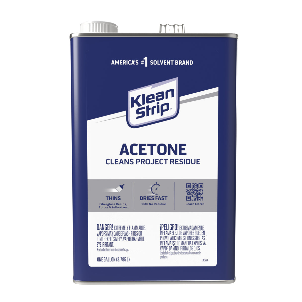 Klean Strip Acetone - One Quart ( 946 mL)